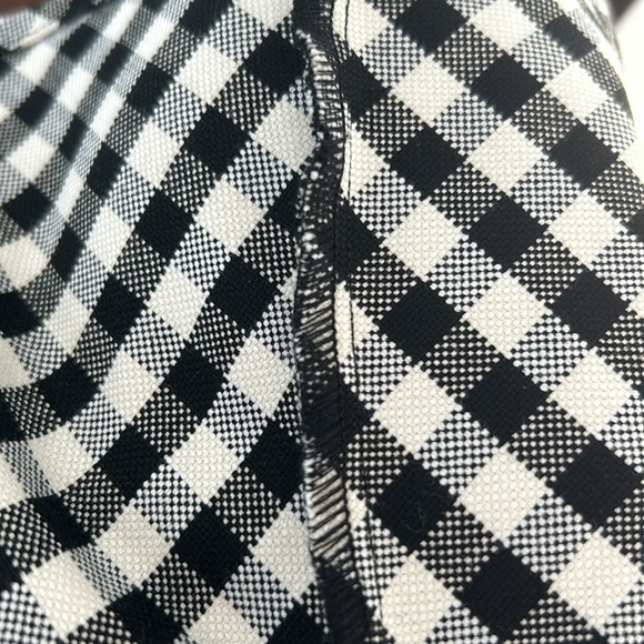 NWT ZARA GINGHAM FLARED SKIRT WITH BELT - Picture 5 of 6